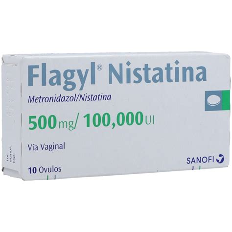 Flagyl Nistatina 500Mg 100000Ui Caja X 10 Ovulos