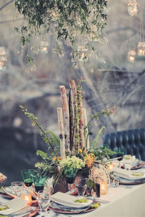 55 Dreamy Woodland Wedding Table Décor Ideas Weddingomania