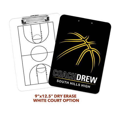 Basketball Court Clipboard