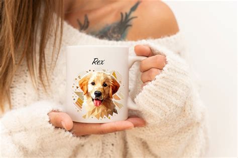 Golden Retriever Coffee Mug Cute Golden Retriver T Dog Lover Golden