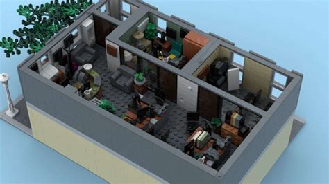 LEGO MOC The Office Dunder Mifflin Modular Building by lego_modular ...