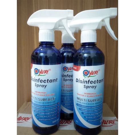 Jual Yuri Disinfectant Spray Botol 500ml Indonesiashopee Indonesia