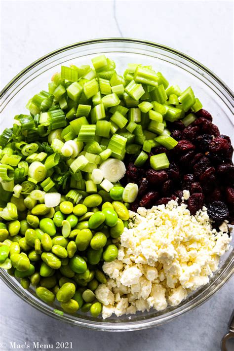 Cranberry And Edamame Brown Rice Salad Mae S Menu