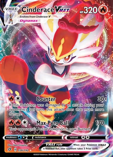 Cinderace VMAX - Rebel Clash - Rare Holo VMAX - Pokemon TCG - DigitalTQ