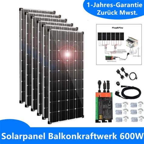 Panneau Solaire Monocristallin Panneau Solaire W Photovolta Que Pv