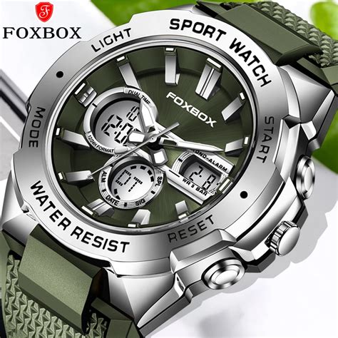 Lige Digital Men Military Watch Luminous Sports Man Watch M