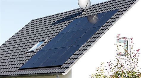 Dachintegrierte Photovoltaik Anlage Solar Energiemagazin Photovoltaik