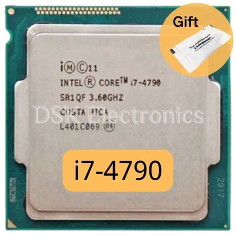 Intel Core I7 4790 I7 4790 Cpu Sr1qf Lga 1150 36ghz Quad Core 8m 5gts