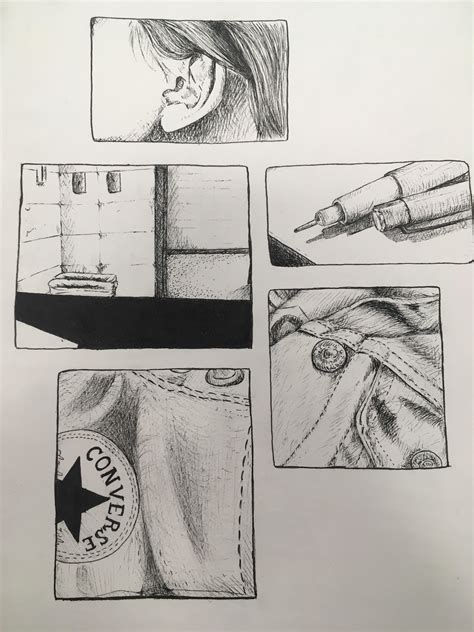 Some focus drawings I did at school : r/drawing