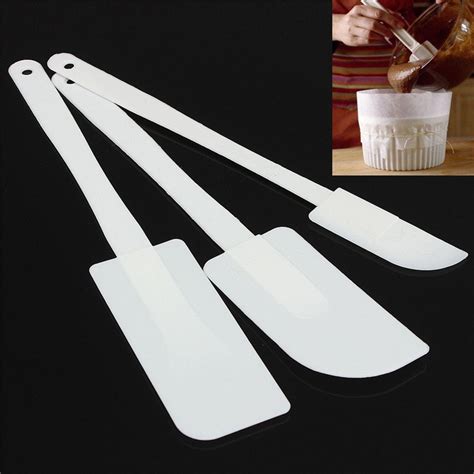 3pc plastic spatula set