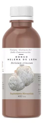 Extracto Hongo Melena De Leon Botella 480 Cc