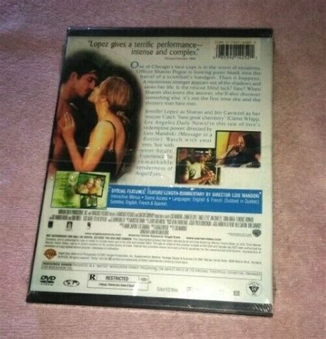 Angel Eyes Dvd Wide Screen Jennifer Lopez 2001 Brand New Sealed