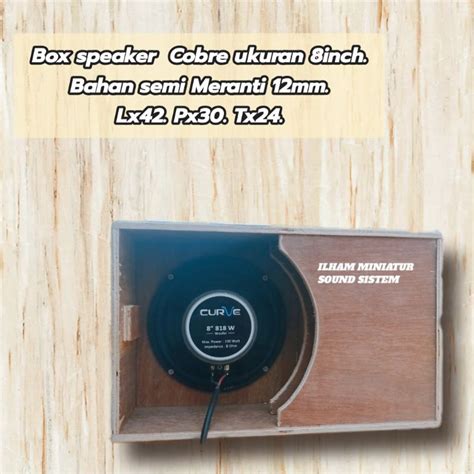 Jual Box Speaker Cobre Ukuran Inch Bok Speaker Cobre Brewog Shopee