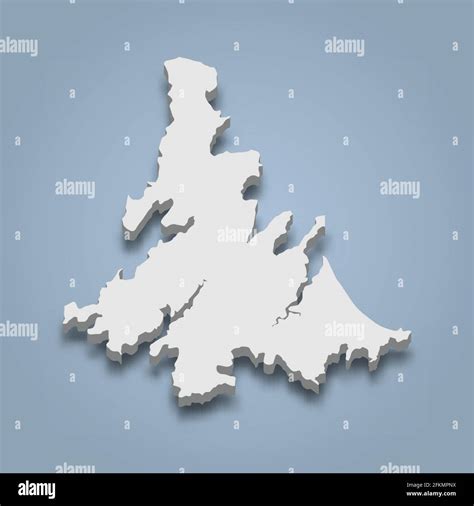 3d isometric map of Whitsunday is an island in Whitsunday Islands ...