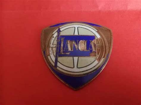 Fregio Stemma Lancia Fulvia Sport Zagato Smaltato Originale Badge Logo