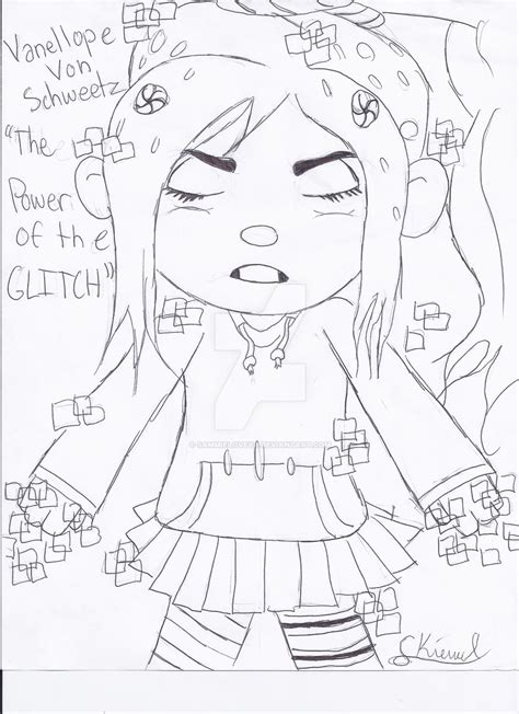 Vanellope - the power of the glitch by SammieLoveya on DeviantArt