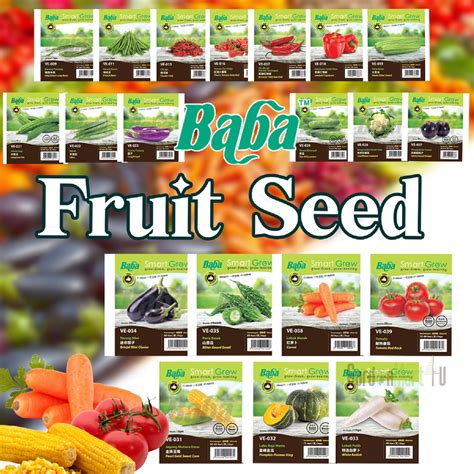 Gm U Baba Seed Biji Benih Buah Buahan Seeds Plant Vegetables Fruit Seed