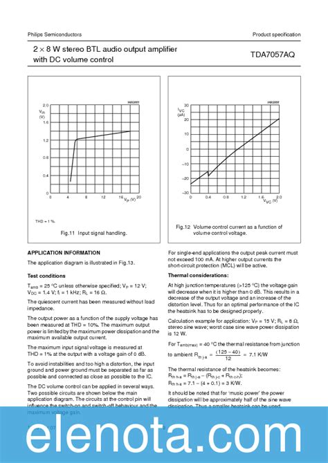 Tda Aq Datasheet Pdf Kb Philips Pobierz Z Elenota Pl