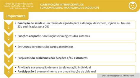 Classificação Internacional De Funcionalidade Incapacidade E Saúde Cif