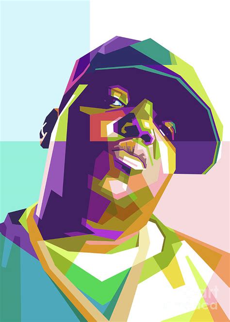 The Notorious Big Digital Art By Lots Of Artwork Pixels