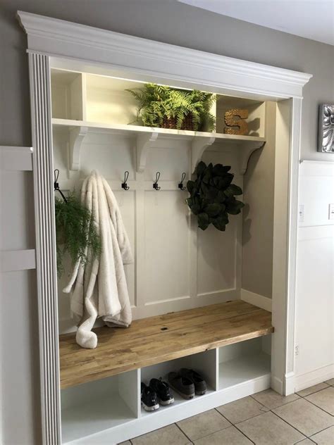 Mudroom Closet Bench Dandk Organizer