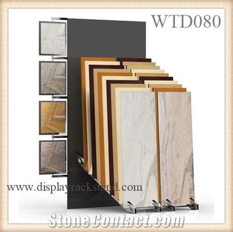 Metal Display Granite Marble Tiles Waterfall Stands Displays Mosaic