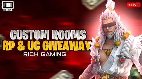 Pubg Mobile Custom Rooms Live Join Us Cash Uc Rp Giveaway