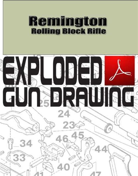 Remington Rolling Block Rifle Exploded Gun Drawing Download – GunDigest Store