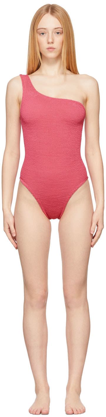 Hunza G Pink Nancy One Piece Swimsuit Hunza G