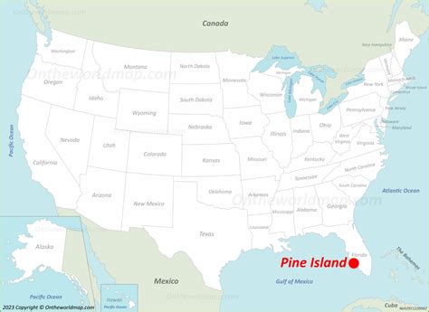 Pine Island Map Florida U S Detailed Maps Of Pine Island