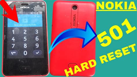 Nokia Asha Password Unlock Hard Reset Youtube