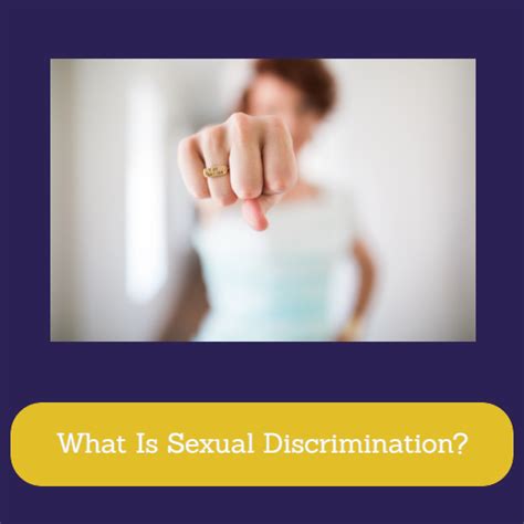 What Is Sexual Discrimination