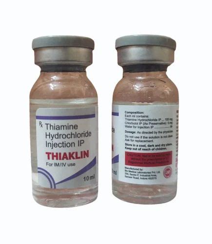 Thiamine Mg Ml Injection At Rs Piece Vitamin B Injection In