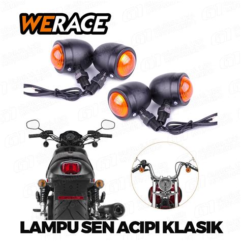 Werace Lampu Sein Sen Acipi Crome Besi Kualitas Terbaik Lazada