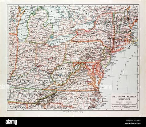 America states map hi-res stock photography and images - Alamy