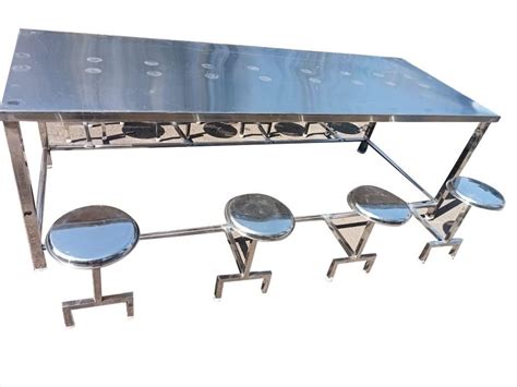 Seater Stainless Steel Canteen Dining Table At Rs In Pimpri