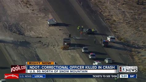 Ndot Correctional Officer Killed In Crash On Us 95 Near Snow Mountain