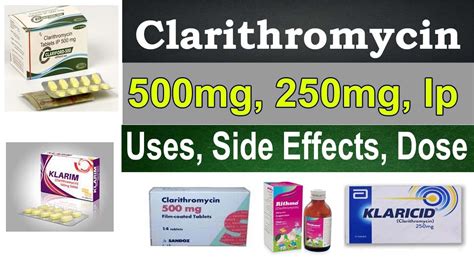 Clarithromycin Mg Mg Tablet Uses In Hindi Klaricid