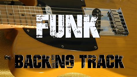 Funk Style Backing Track Guitar Jam Track YouTube