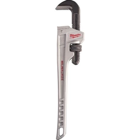 Milwaukee 48 22 7224 Aluminum Pipe Wrench 24 With 3 Jaw Capacity