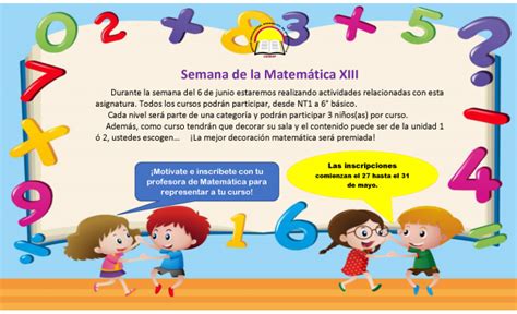 Semana De La MatemÁtica Nivel BÁsico Centro De Educación