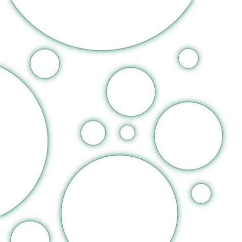 Circular Overlay White Transparent Circular Deep Border Shadow Overlay