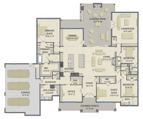 House Plan 3571 00024 Modern Farmhouse Plan 4 090 Square Feet 4