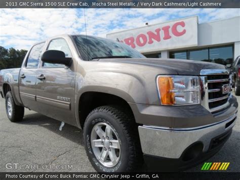 Mocha Steel Metallic 2013 Gmc Sierra 1500 Sle Crew Cab Very Dark