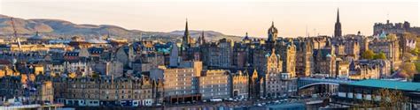 Edinburgh City Skyline Panoramic Wall Mural Wallpaper