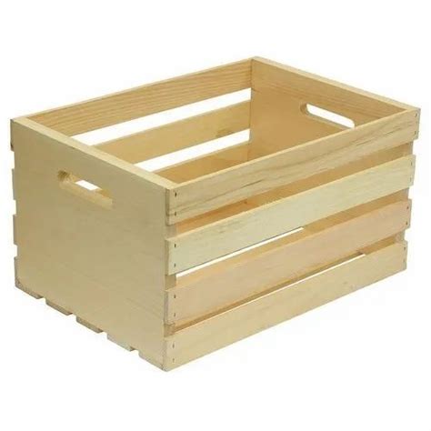 Rectangular Open Crates Wooden Crate For Shipping Size