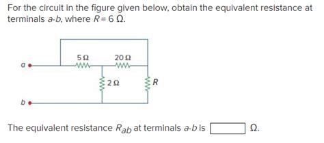 Solved For The Circuit In The Figure Given Below Obtain The Chegg