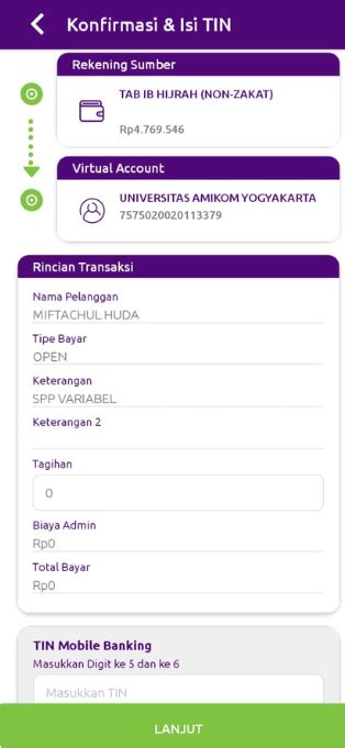 Panduan Pembayaran Perkuliahan Melalui Virtual Account Bank Muamalat