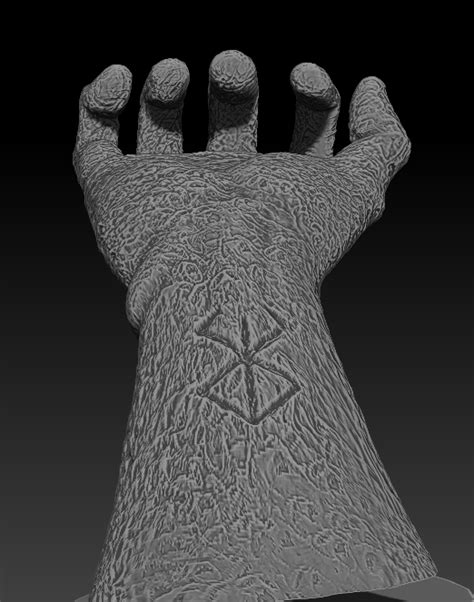 Stl File Berserk God Hand・3d Print Model To Download・cults