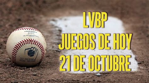 LVBP estos son los juegos de la primera jornada Vídeo Dailymotion